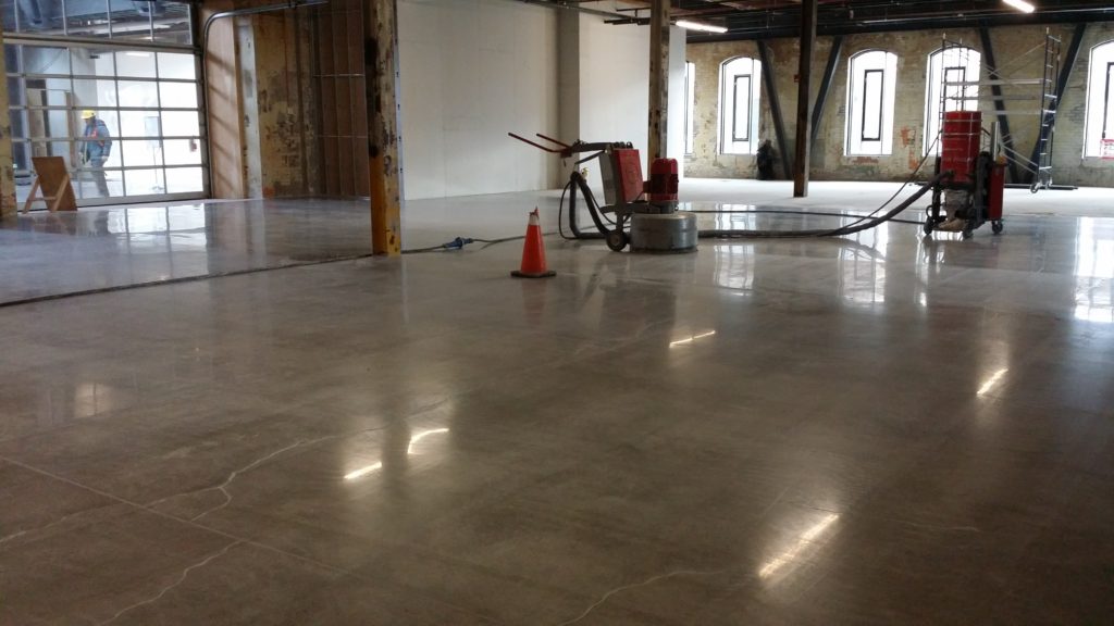 Century old classic factory floor brought to a beautiful mirror polish!